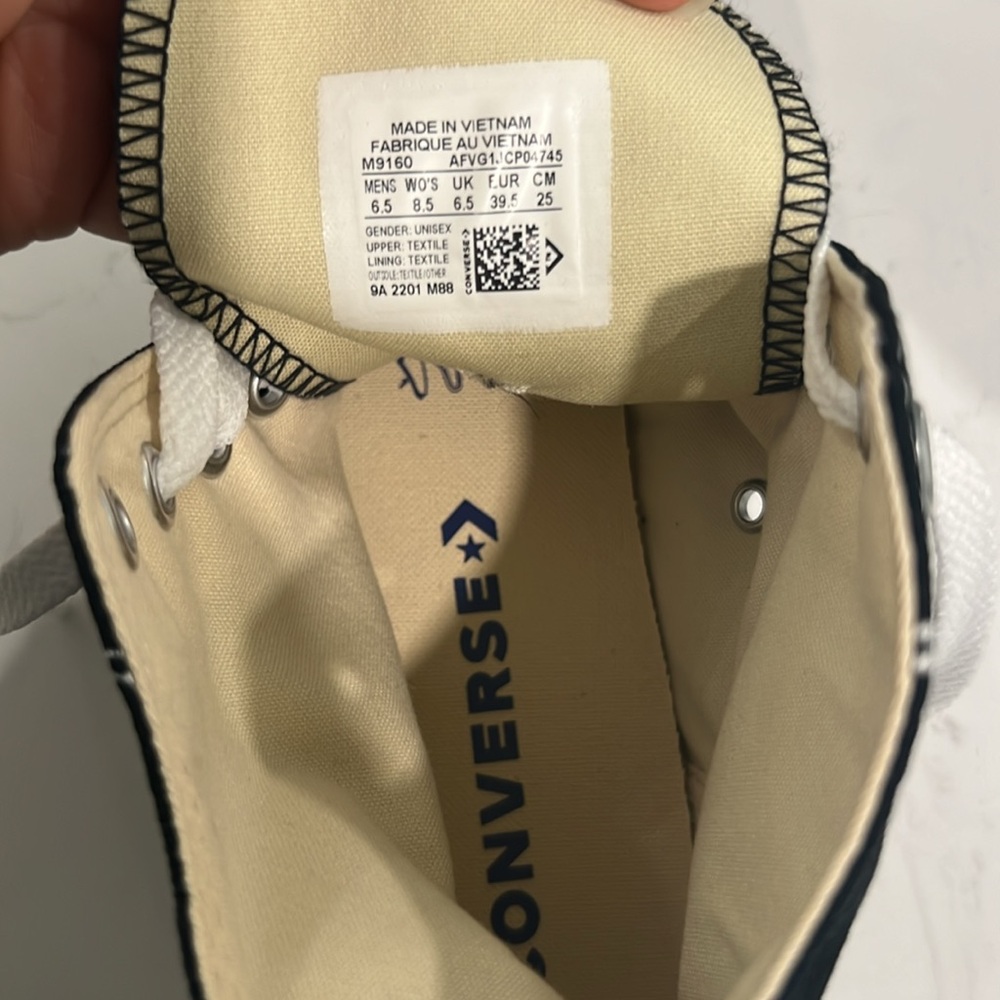 Converse Black High-Top Sneakers - Picture 3 of 3